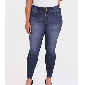 EUC Torrid Denim Jeggings Size 18T